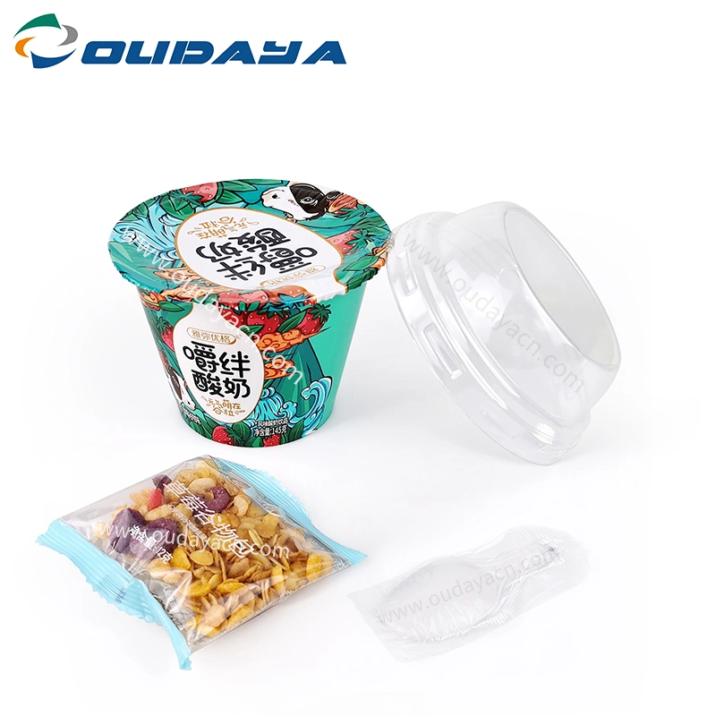 Ody 260ml 200g Iml Food Grade PP Plastic Yogurt Oatmeal Cup with Dome Pet Lid
