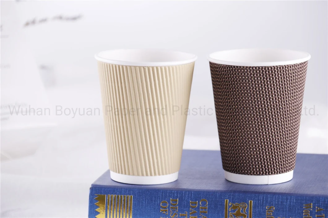 Factory Manufactory Insulated Corrugated Paper Cup for Hot Coffee Cup Tea Cup Water Cup