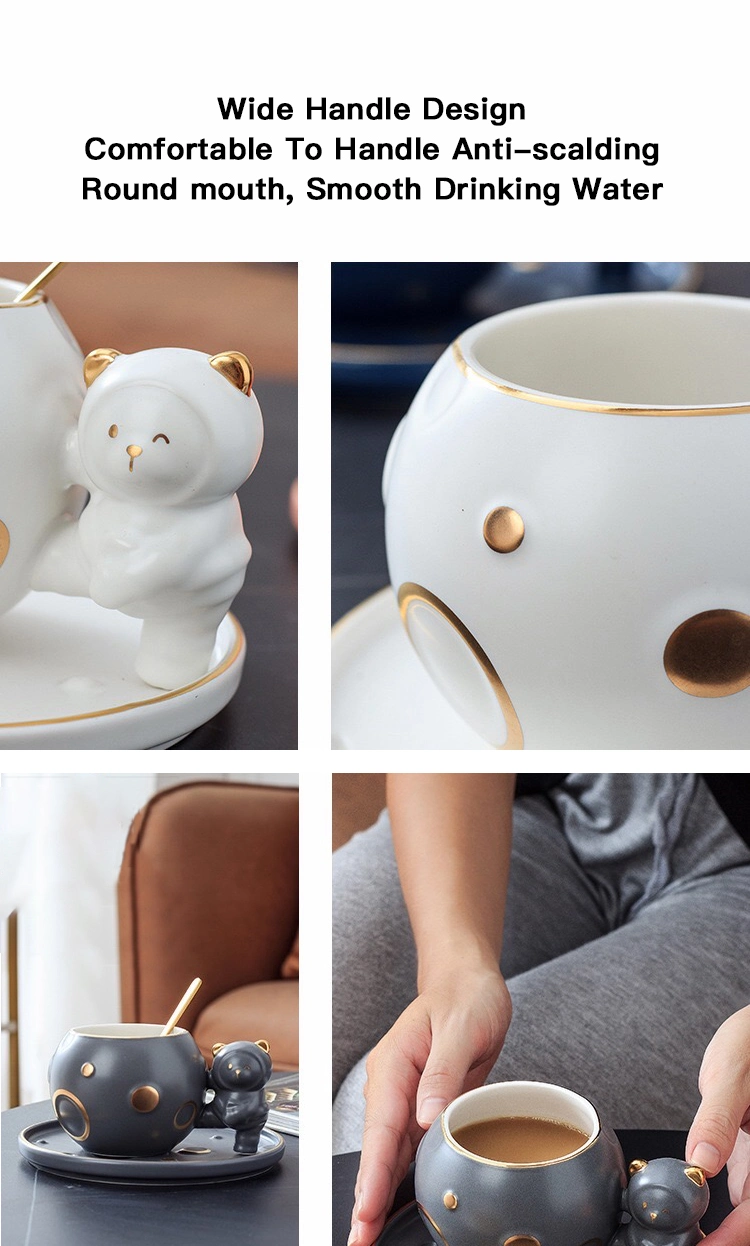 Fashion Ice Cream Milk Shake Polar Teddy Bear Cup