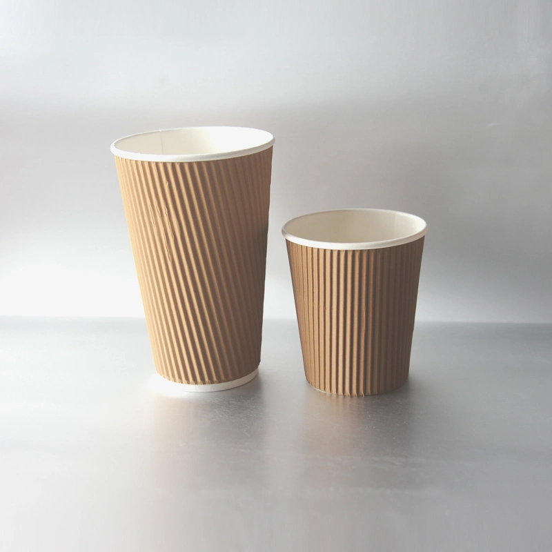 Ripple Wall Paper Cup/Hot Drinking/Coffee Cup Paper Cups