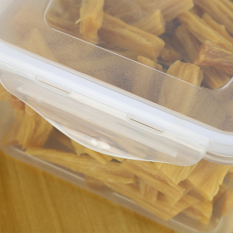 Wholesale Multi-Specification Square Transparent Sealed Box Plastic Preservation Box Food Packaging Crisper