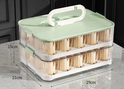 Fridge Organizer Refrigerator Stackable Egg Storage