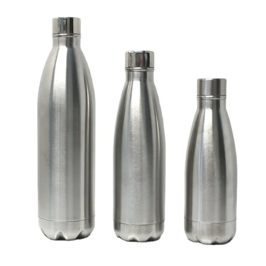 Factory Customized Double Wall Vacuum Insulated Cola Shape Water Bottle Drinking Flask Sport Stainless Steel Bottle